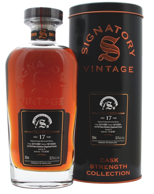 Teaninich 2007/2024 Signatory 17 Years Old Symingtons Choice Cask #3 Highland Single Malt Scotch Whisky 55,1%