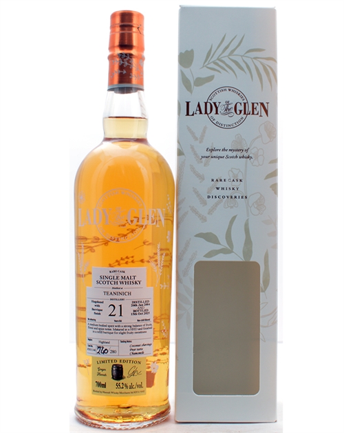 Teaninich 2004/2025 Lady of the Glen 21 year old Single Highland Malt Whisky 55,2%