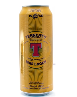 Tennent’s Premium Scotch Lager Beer 500 ml 5%