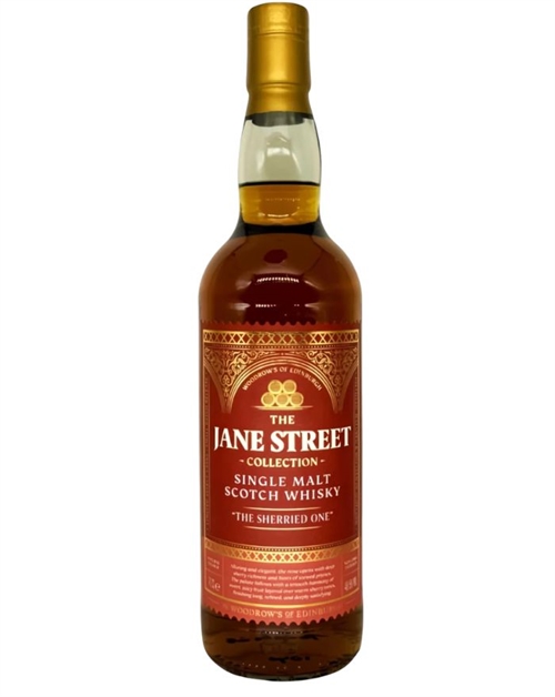 The Jane Street Collection The Sherried One Woodrows of Edinburgh Speyside Single Malt Scotch Whisky 48.5%