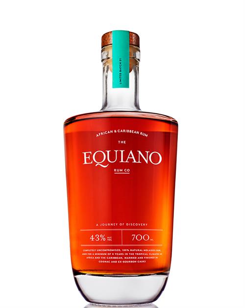 The Equiano Mauritius Barbados Blended Rum 70 cl 43