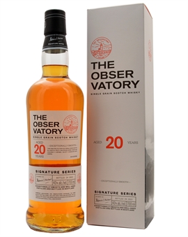 The Observatory 20 years old Signature Series Single Grain Scotch Whisky 70 cl 40%