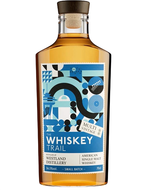 The Whisky Trail Westland Distillery Multi Vintage American Single Malt Whiskey 70 cl Elixir Distillers 56.5%