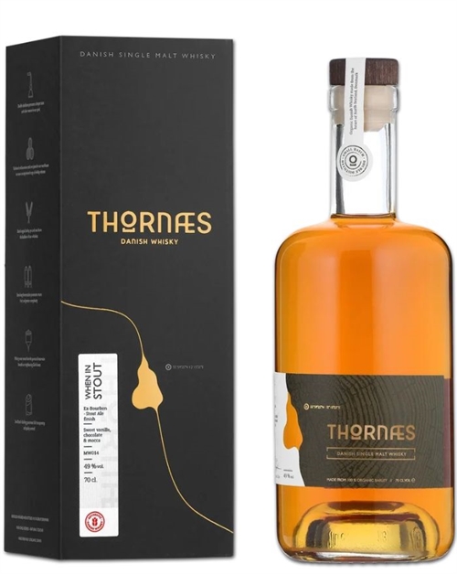 Thornæs Whisky When in Stout Organic Single Malt Danish Whisky 70 cl 49%