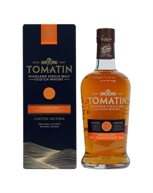 Tomatin 15 years Moscatel Wine Cask Single Malt Highland Malt Whisky