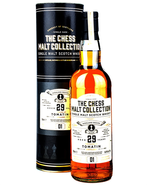 Tomatin 29 year old The Chess Malt Collection D1 Single Highland Malt Whisky 54,9%