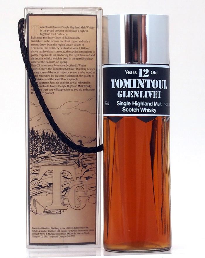 Tomintoul Glenlivet 12 år Old Version Bottled 1985 Single Speyside Malt