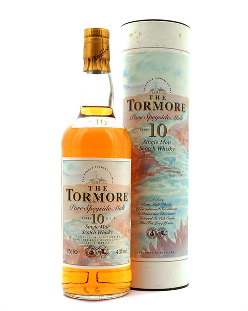 Tormore 10 years Matured in Oak Casks Old Version Pure Single Speyside Malt Scotch Whisky 75 cl 43% 43