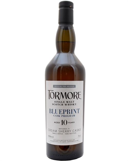 Tormore Blueprint 10 Years Old Cream Sherry Casks Single Malt Scotch Whisky 48%
