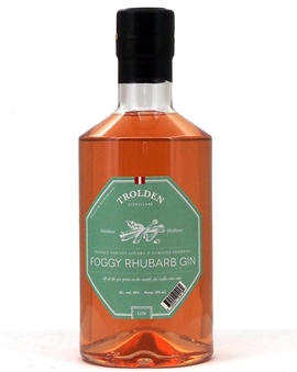 Trolden Foggy Rhubarb Gin 50 cl Copper Distilled Gin 40%
