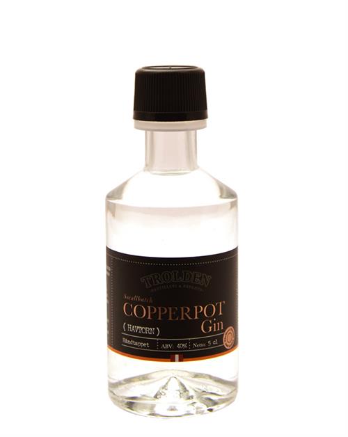 Trolden Miniature Copperpot Sea Buckthorn Copper Distilled Small Batch Danish Gin 5 cl 40%