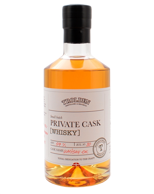 Trolden Distillery 5 Year Whisky.dk 2020/2025 Private Cask Single Malt Danish Whisky 50 cl 59%