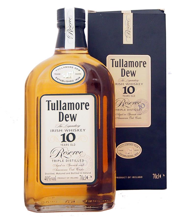 Reserve 40% Tullamore Distilled Dew 10 years Triple
