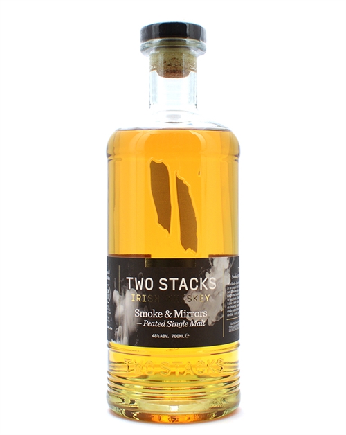 Two Stacks Smoke & Mirrors Peated Single Malt Irish Whiskey 70 cl 48%