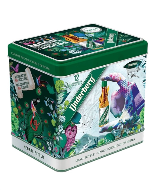 Underberg Miniature 1846 Collection 2024 edition Metal box Germany Bitter 12x2 cl 44%