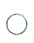 Underberg Steel Top Ring with Green Stones for Collect-Ur