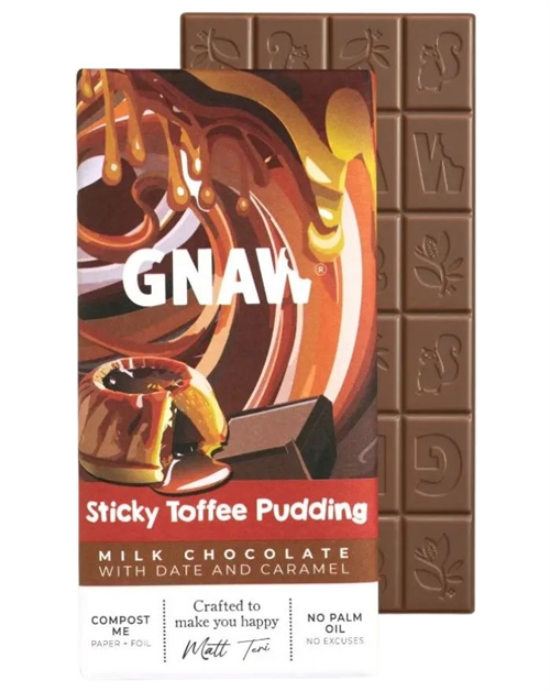 Gnaw Chocolate Sticky Toffee Pudding 80g