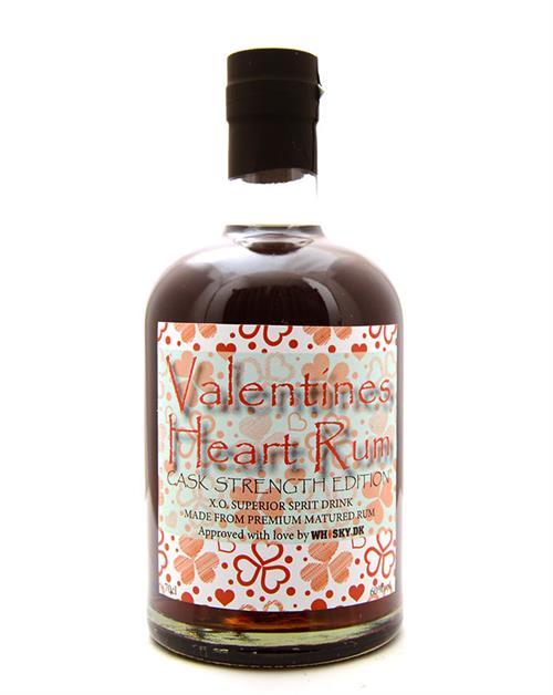 Valentines Heart Rum Edition No. 3 Cask Strength Edition XO Superior Spirit Drink Rum 60%.