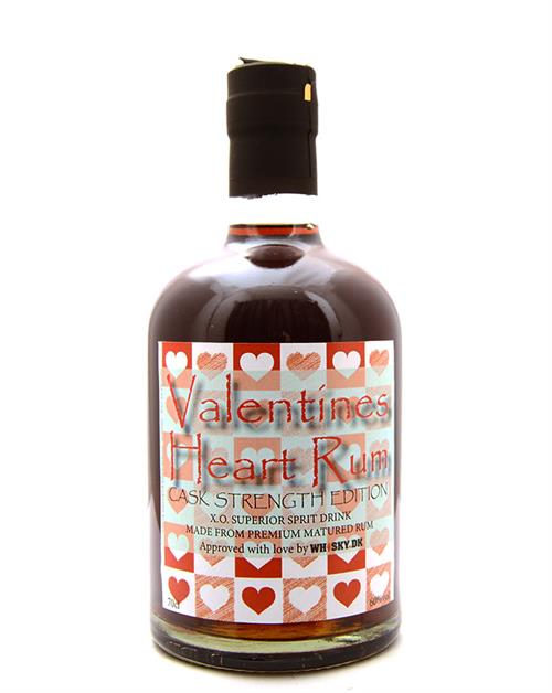 Valentines Heart Rum Edition No. 4 Cask Strength Edition XO Superior Spirit Drink Rum 60%.