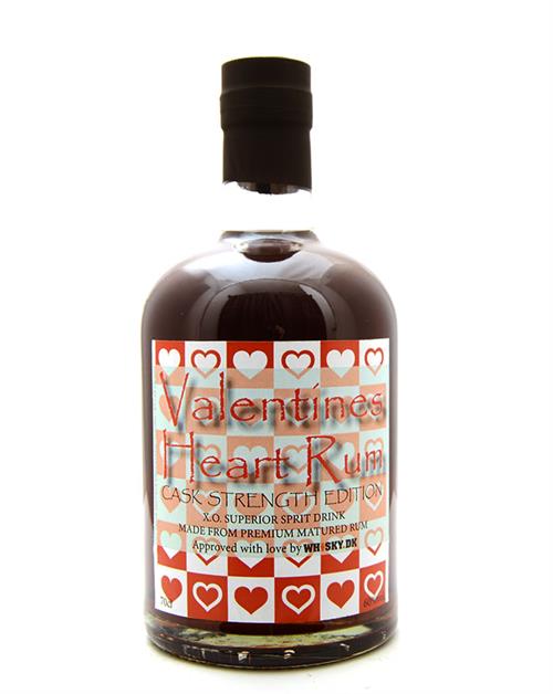 Valentines Heart Rum Batch No. 1 Cask Strength Edition XO Superior Spirit Drink Rum 60%.