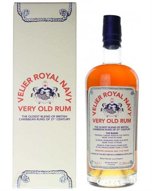 Velier Royal Navy Very Old Caroni/Guyana/Jamaica Blended Rum 57,18%