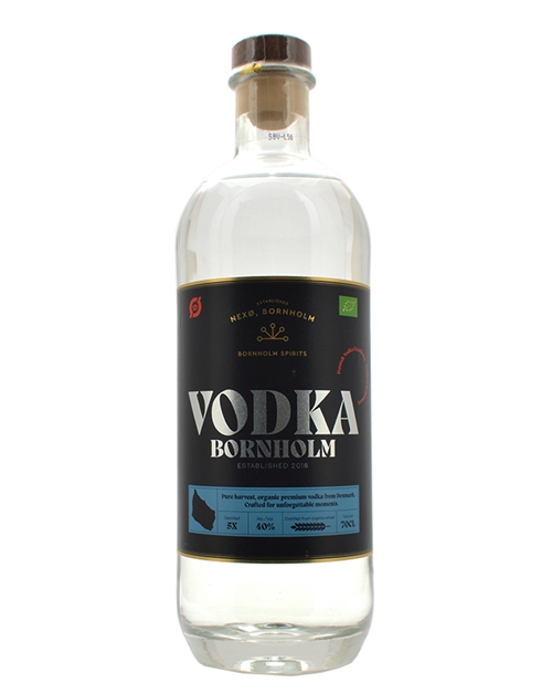 Vodka Bornholm Premium Organic Danish Vodka 70 cl 40%