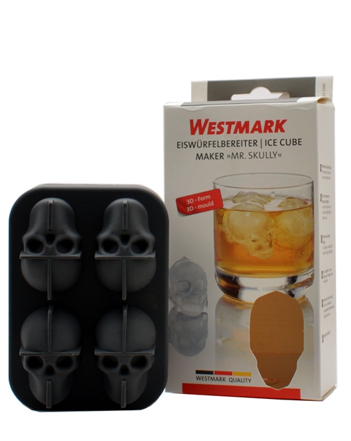 Westmark Monopol Edition "Mr. Skully" - Silicone Ice Cube Maker