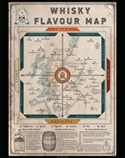 Whisky Flavour Map 42x59.4 cm Poster A2