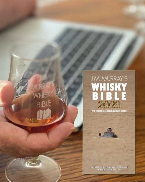 Whiskybible 2023 by Jim Murray with autograph