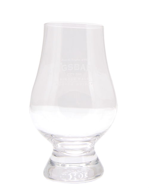 Whisky glass with Kingsbarns Single Malt Scotch Whisky Logo 1 pc.