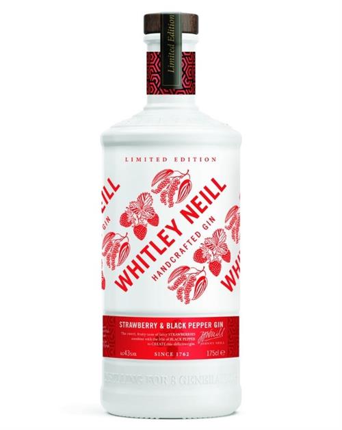 Whitley Neill Strawberry & Black Pepper Handcrafted Gin 70 cl 43%