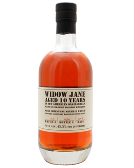 Widow Jane 10 Years Batch 138 from 2019 American Straight Bourbon Whiskey 70 cl 45.5%