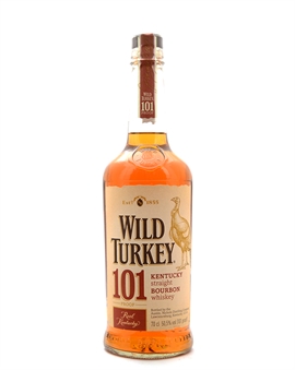 Wild Turkey 101 proof Old Version Kentucky Straight Bourbon Whiskey 50,5%.