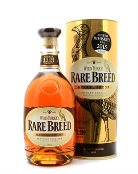 Wild Turkey Rare Breed 112.8 proof Kentucky Straight Bourbon Whiskey 56.4%.