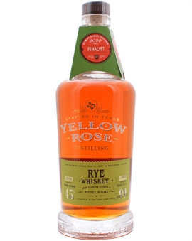 Yellow Rose Texas Rye Whiskey USA 45%