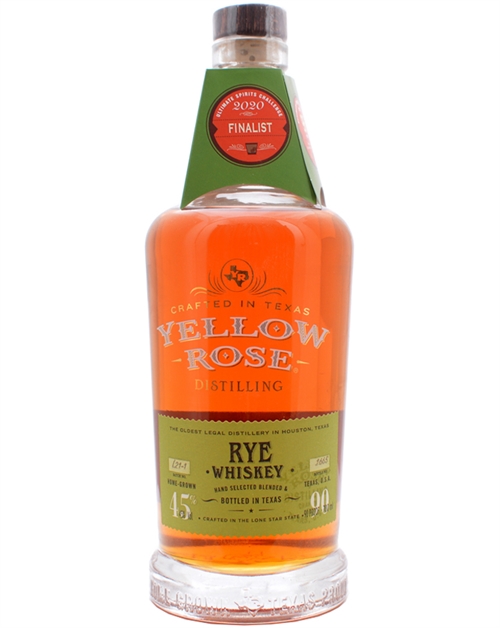 Yellow Rose Texas Rye Whiskey USA 45%