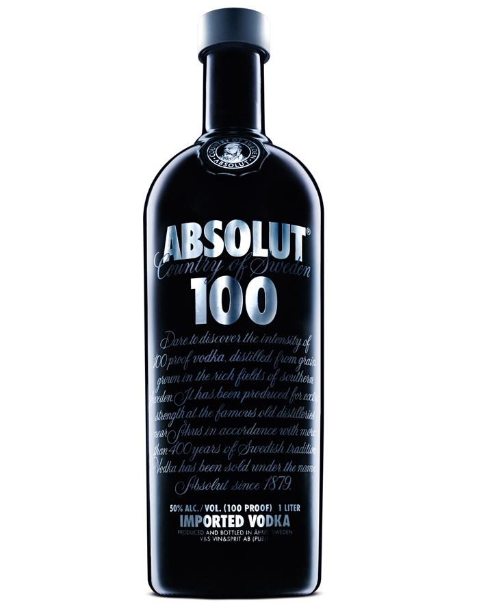 Absolut Black 100 Ultra Premium 100 cl Swedish Vodka