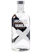 Absolut Vanilia Vodka 100% Ultra Premium Swedish Vodka
