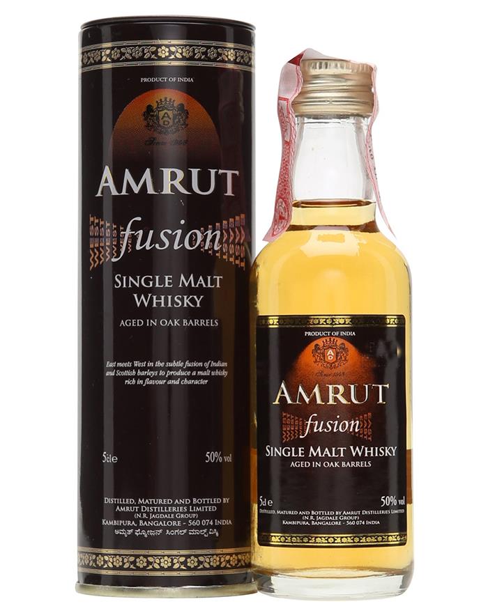 Amrut Fusion Miniature 5 Cl Indian Single Malt Whisky