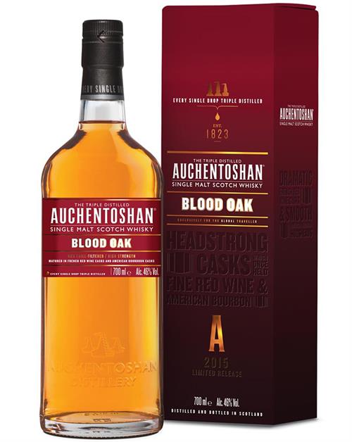 Auchentoshan Blood Oak Single Lowland Malt Whisky 46