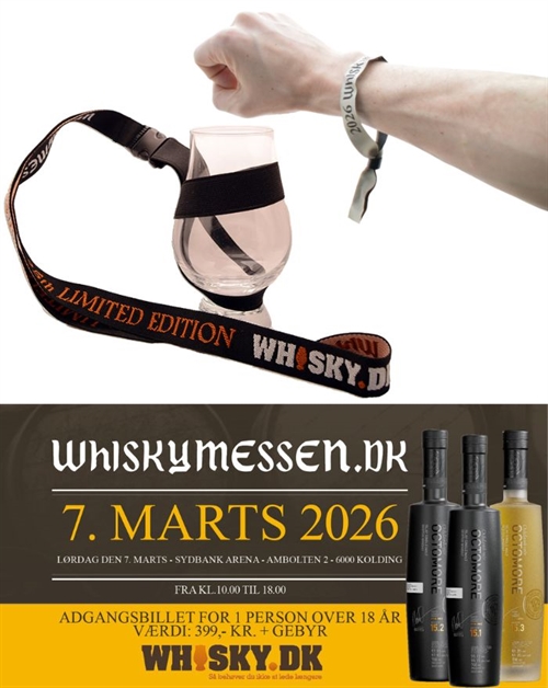 Entry Wristband for WHISKY FAIR 2026 - SENT WITH POSTNORD