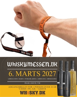 Whiskymessen V.I.P. CLUB 2027 including keyhanger, glass and ticket to the whiskyfair