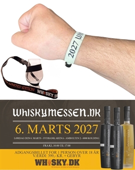 Entry Wristband - Glass - Keychain for WHISKY FAIR 2027