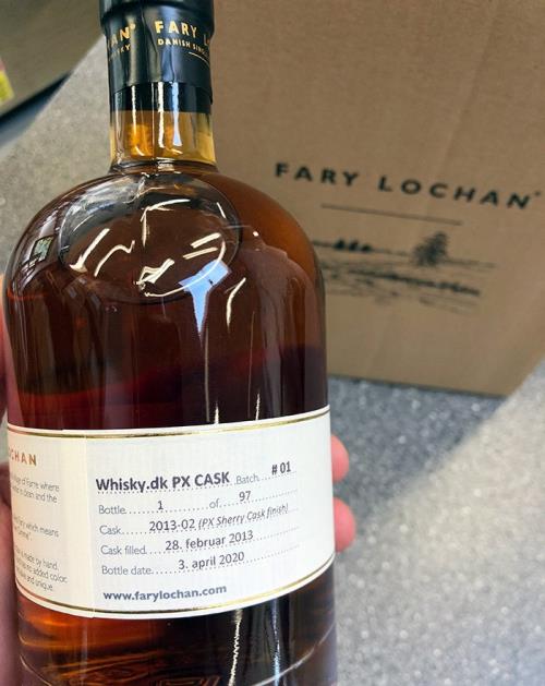 Single Cask bottling from Fary Lochan - Exclusive to Whisky.dk