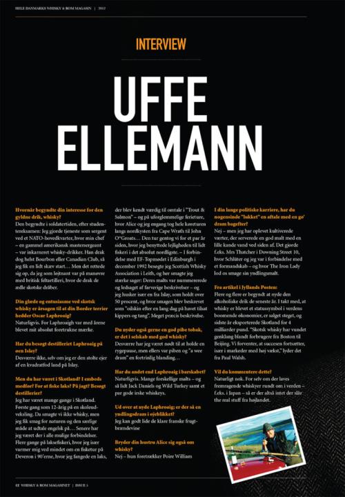 R.I.P Uffe Ellemann - Read our old interview about his whisky interest from 2012