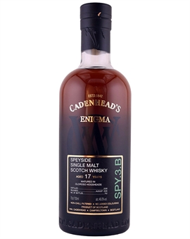 Cadenheads Enigma SPY.3.B Speyside 17 year old Single Speyside Malt Scotch Whisky 46%