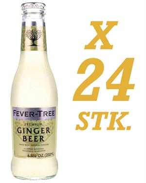 Fever-Tree Premium Ginger Beer x 24 pcs - Perfect for Moscow Mule 20 cl
