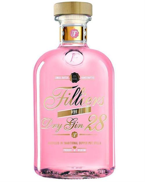 Filliers 28 PINK Dry Gin Belgium 50 cl 37,5%