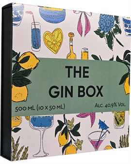 The Gin Box 10 Reasons To Love Gin Giftbox 10x5 cl from 27% to 47%