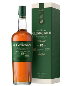 Glendronach 15 year old Rebranded Single Highland Malt Scotch Whisky 46%